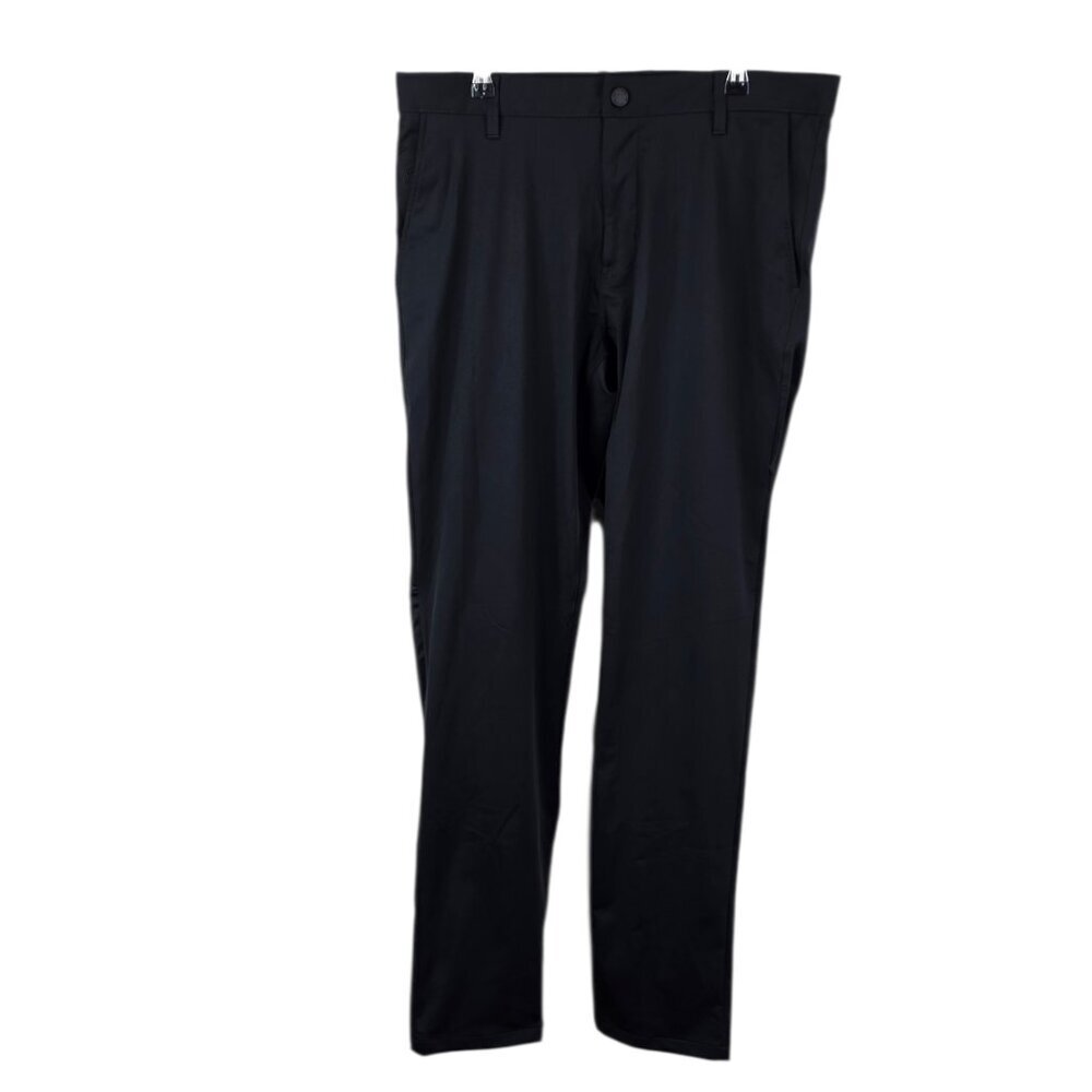 RHONE Men's Commuter Pant, Black, Slim Fit, Golf, Performance, Athletic, Size 33